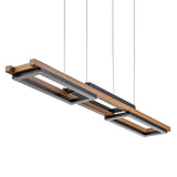 Plafonnier Cuisine Linéaire en Bois