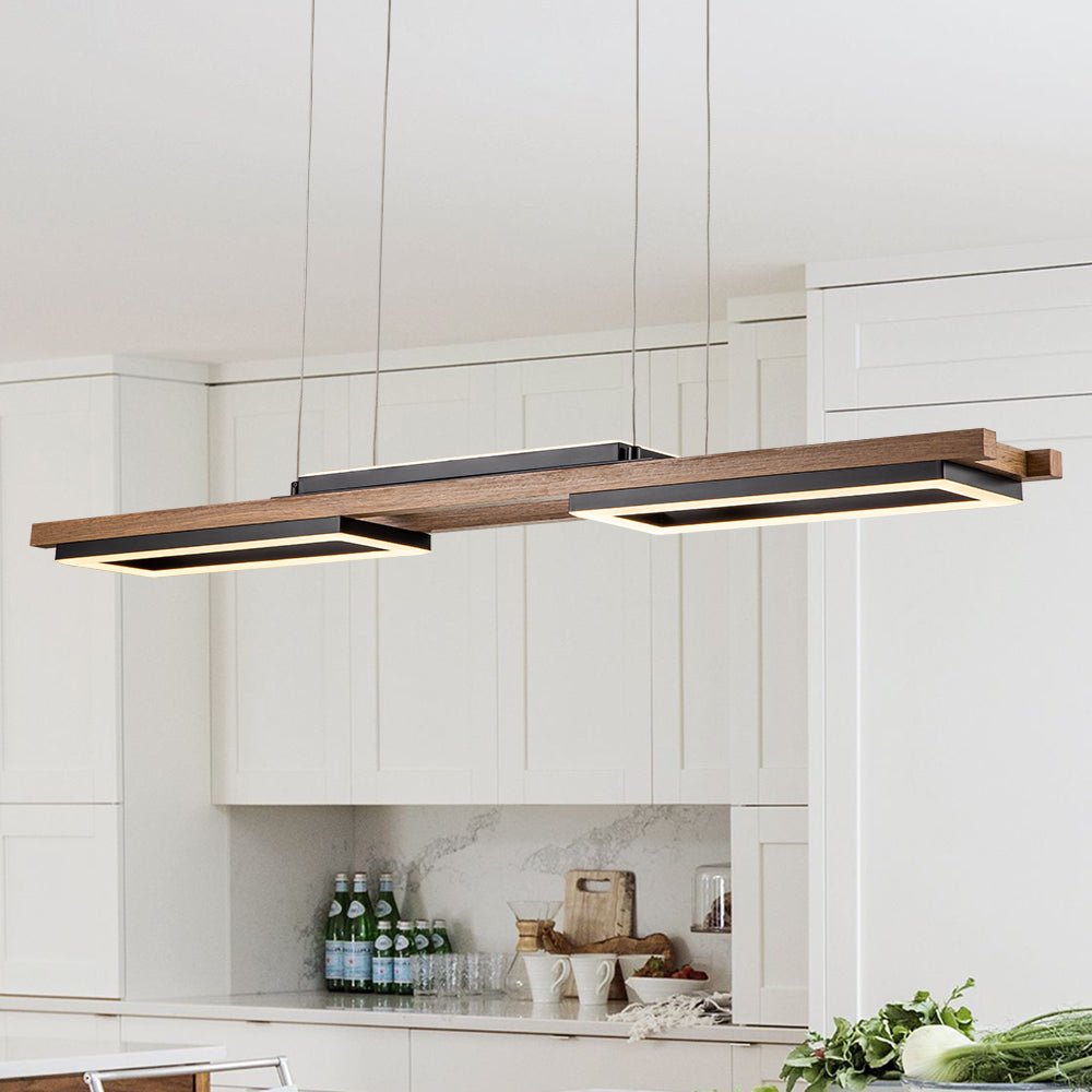 Plafonnier Cuisine Linéaire en Bois