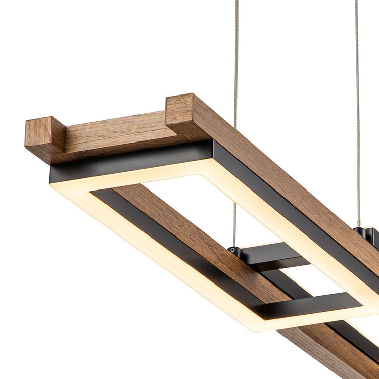 Plafonnier Cuisine Linéaire en Bois